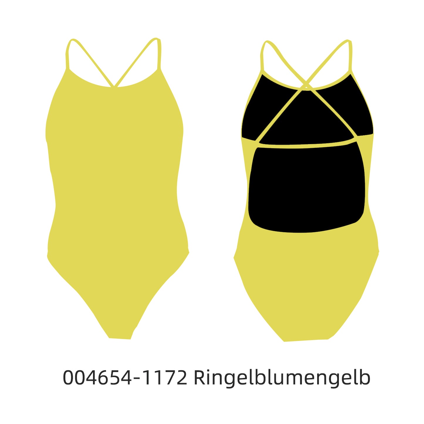 Famos 004654 Woman X-BACK DUAL-STRAP Swimsuit Individuelle Badeanzüge