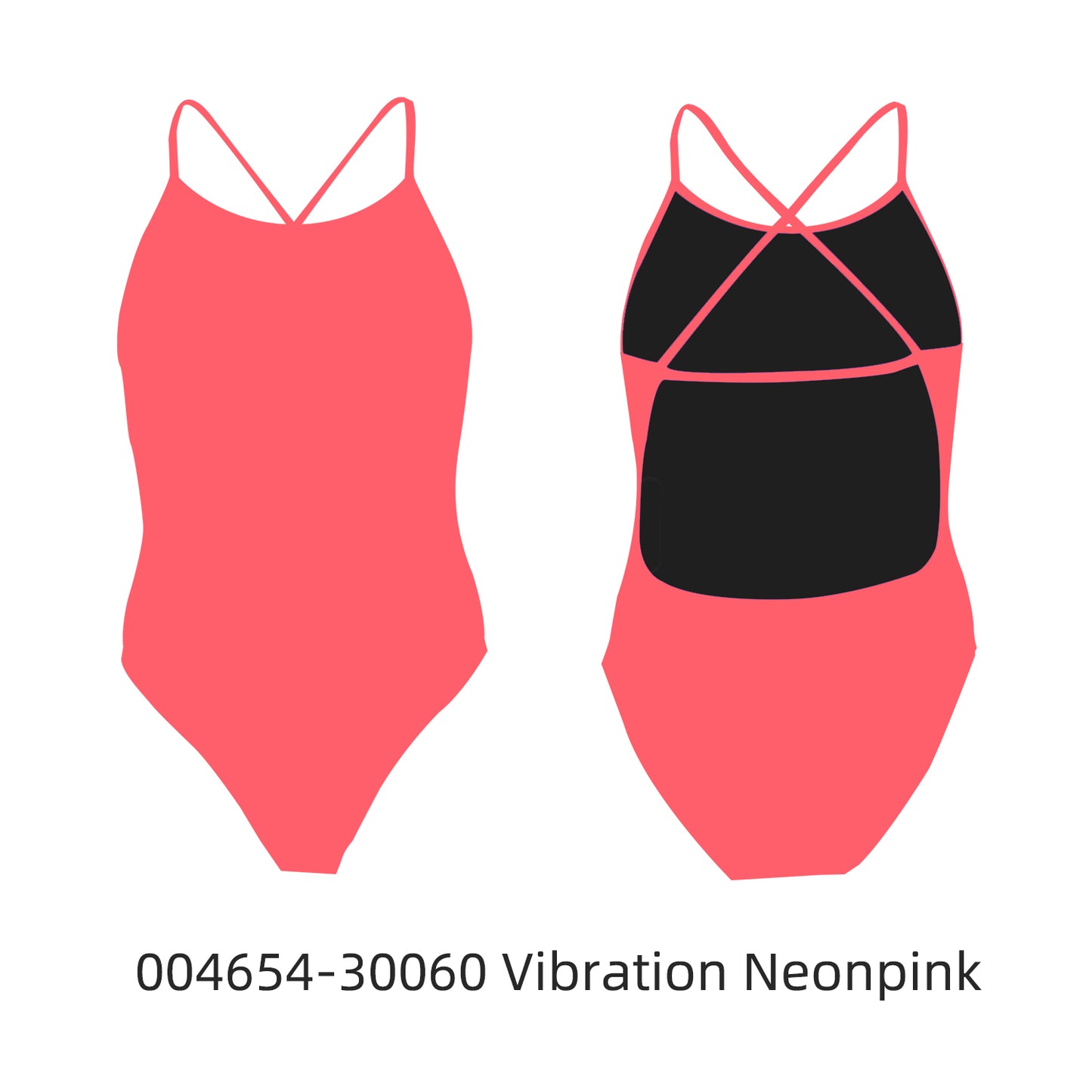 Famos 004654 Woman X-BACK DUAL-STRAP Swimsuit Individuelle Badeanzüge