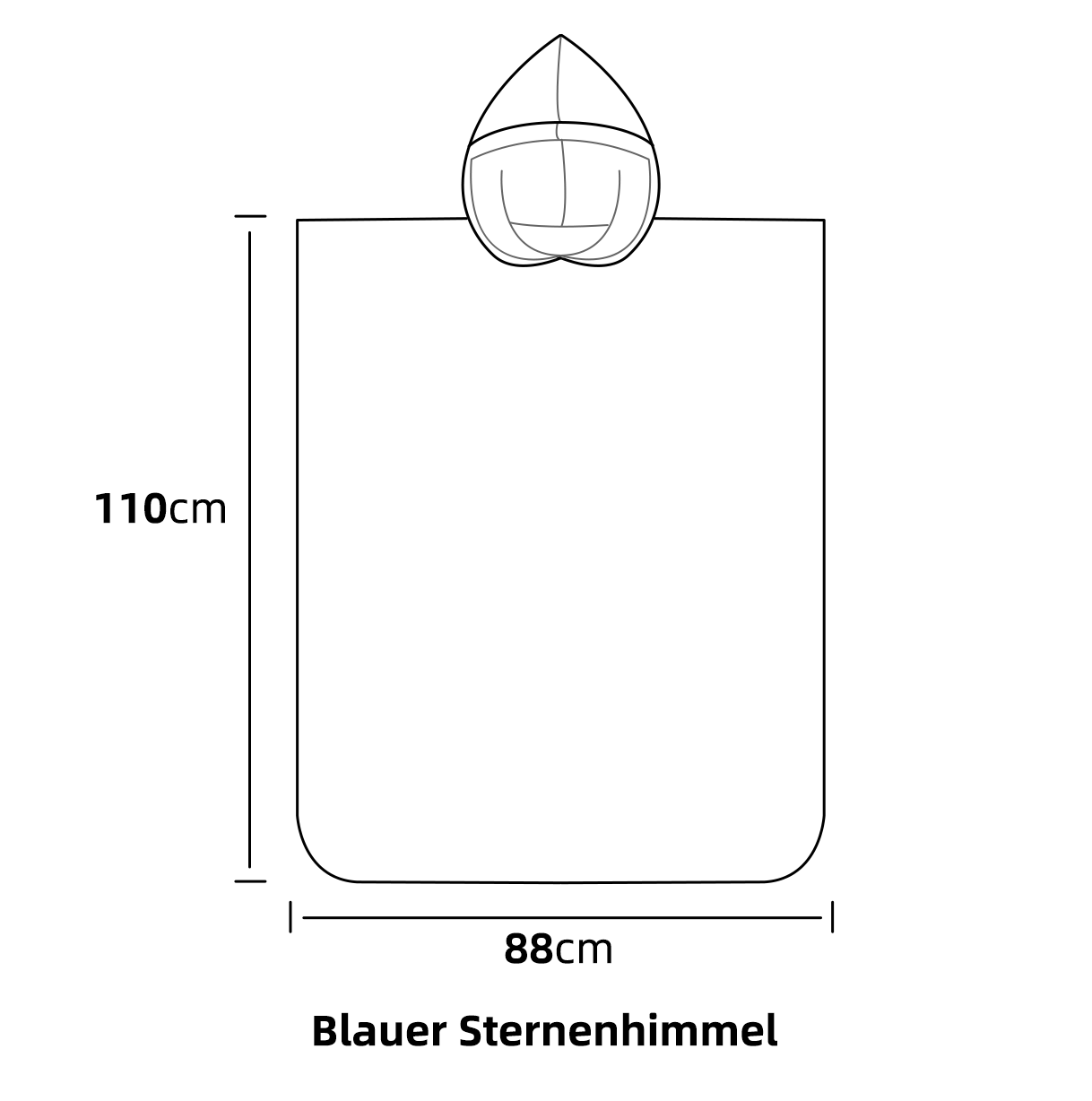 Blauer Sternenhimmel