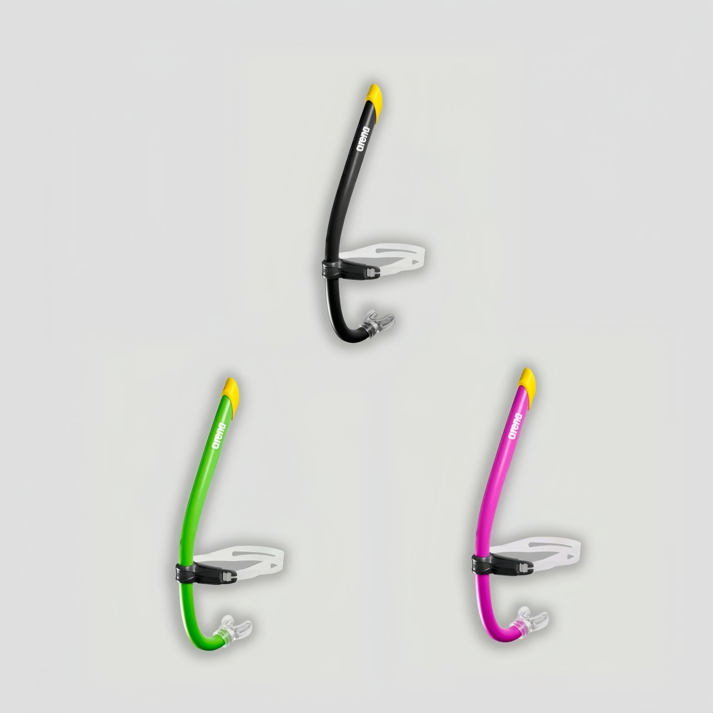 ARENA Schnorchel SWIM SNORKEL PRO III 004826 Vorne montiert Zwei Mundstücke Zwei Luftregler
