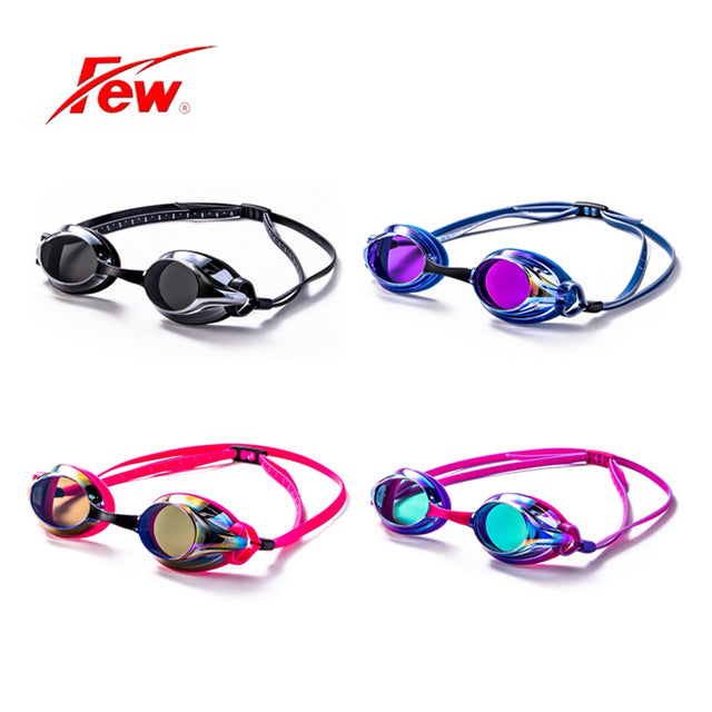 FEW Schwimmbrille Trainingsbrille Mirror Training Damen Herren Jugendliche
