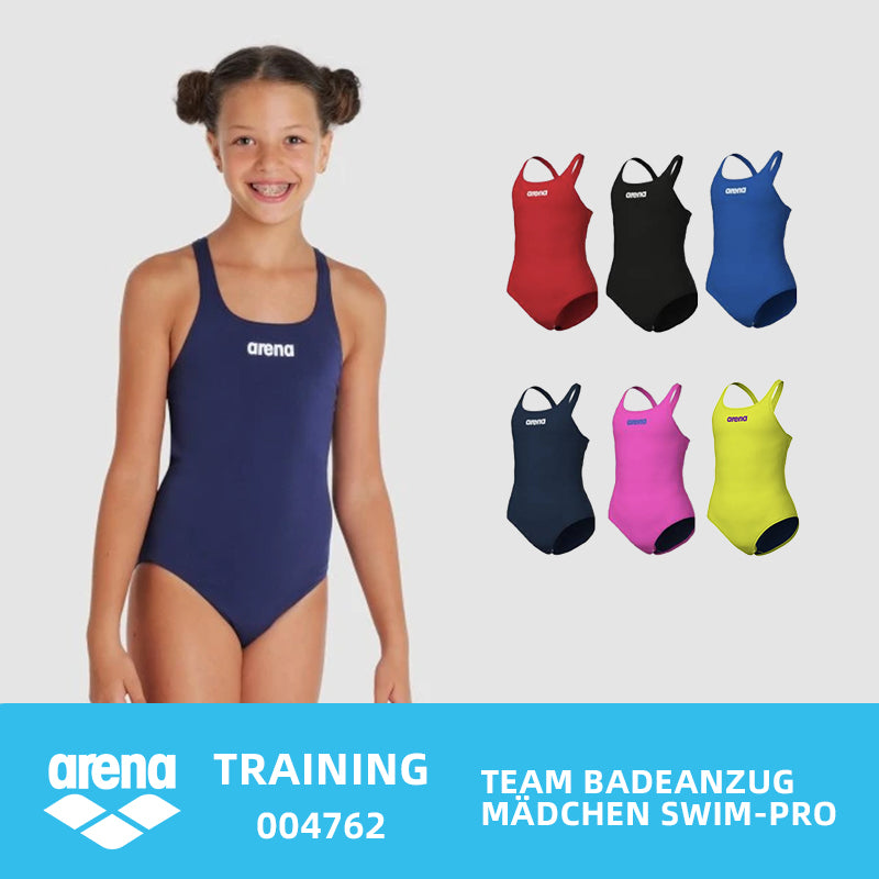 ARENA TEAM BADEANZUG MÃDCHEN SWIM-PRO EINFARBIG 004762