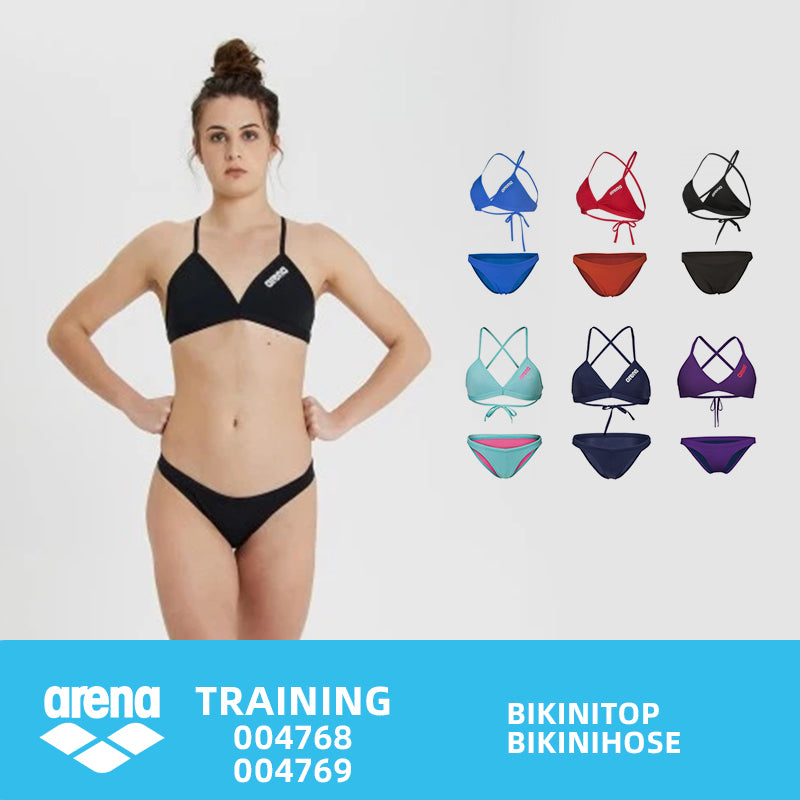 ARENA Team Bikinitop Top und Bottom Damen Einfarbig 004768 004769