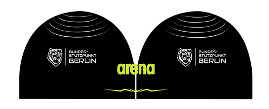 Berlin Stützpunkt Badekappe Verein Schwimmkappe Arena Aquaforce Wave Kappe mit Namen Training Wettkampf