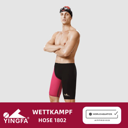 YINGFA Wettkampfhosen Schwarz/Malve