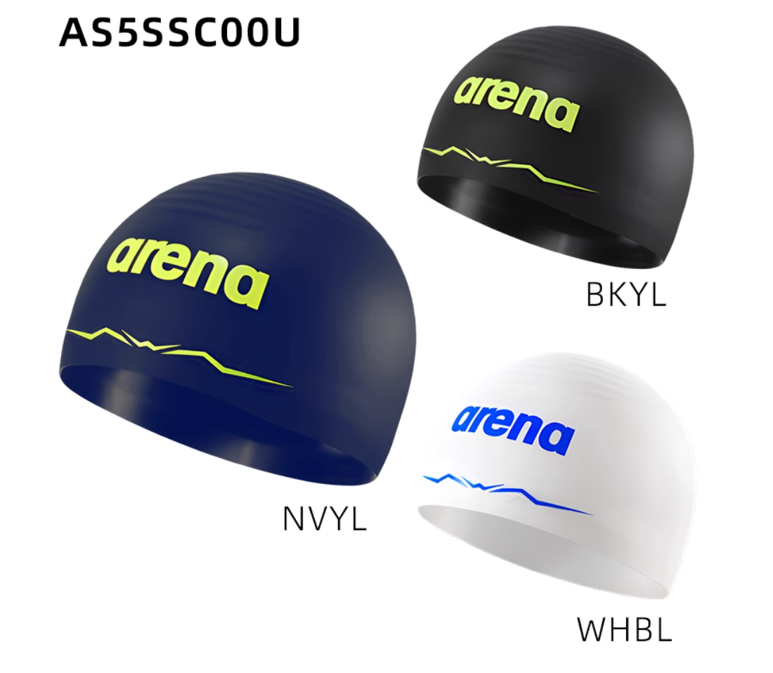 Personalisierte Schwimmkappe – mit Deutschland-Fahne, eigenem Namen & eigenem Vereinslogo – 005371 – AQUAFORCE WAVE CAP ARENA WETTKAMPF BADEKAPPE / DEUTSCHLANDKAPPE / DEUTSCHLAND BADEKAPPE