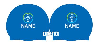 Personalisierte Schwimmkappe – mit Deutschland-Fahne, eigenem Namen & eigenem Vereinslogo –  001451 – ARENA WETTKAMPF-BADEKAPPE MOULDED PRO II / DEUTSCHLANDKAPPE / DEUTSCHLAND BADEKAPPE