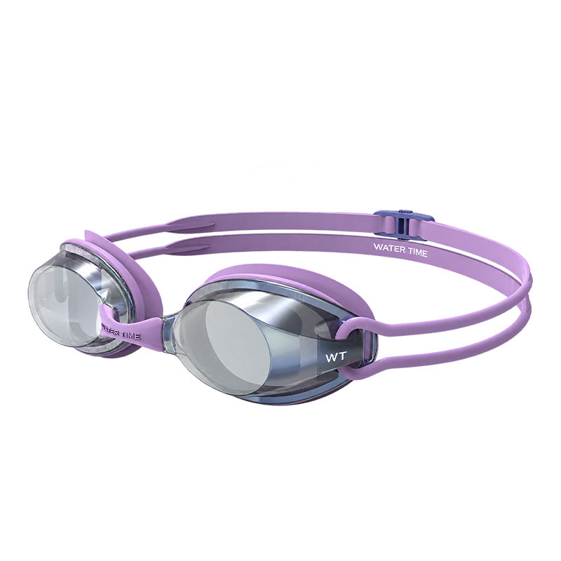 WATER TIME verspiegelte dioptrische Schwimmbrille Swim Goggles mit Sehstärke Trainingsbrille Wettkampfbrille für Kurzsichtige Dioptrien Dioptrienstärke
