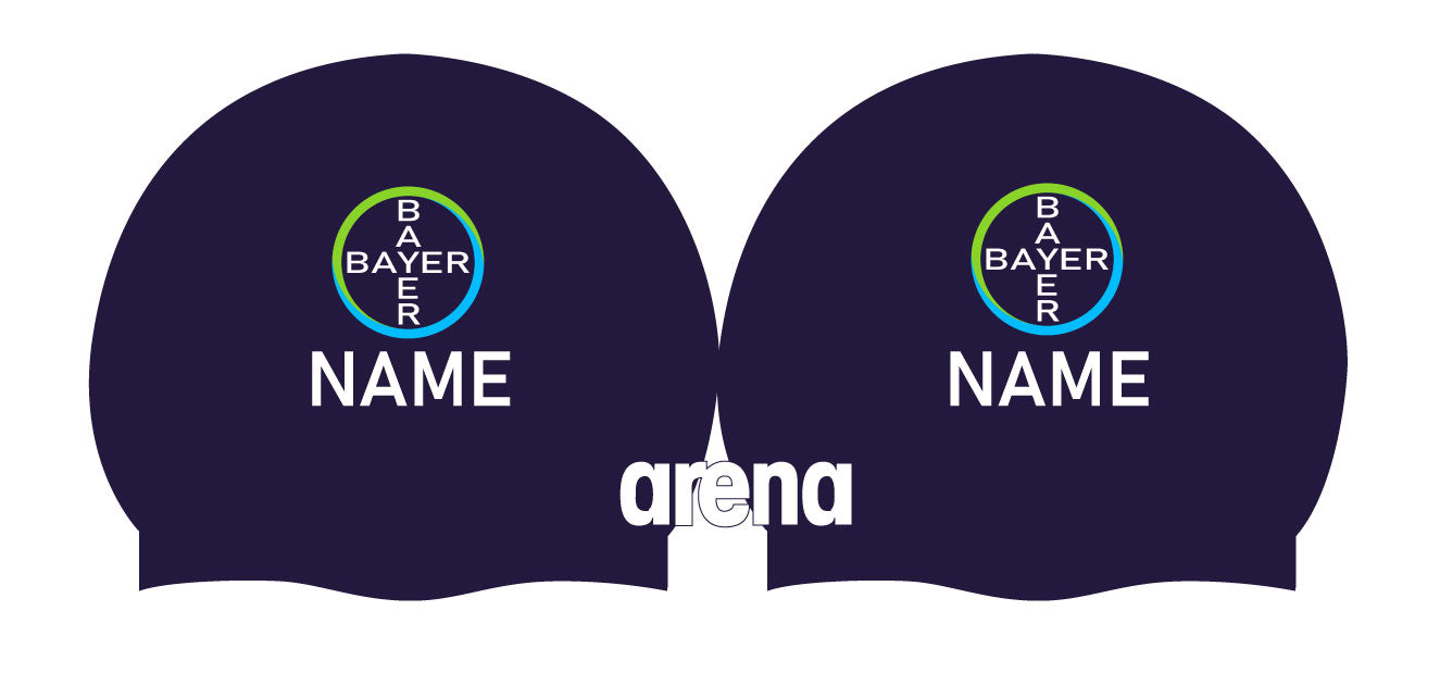 Personalisierte Schwimmkappe – mit Deutschland-Fahne, eigenem Namen & eigenem Vereinslogo –  001451 – ARENA WETTKAMPF-BADEKAPPE MOULDED PRO II / DEUTSCHLANDKAPPE / DEUTSCHLAND BADEKAPPE