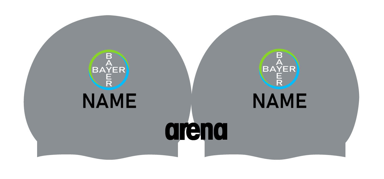 Personalisierte Schwimmkappe – mit Deutschland-Fahne, eigenem Namen & eigenem Vereinslogo –  001451 – ARENA WETTKAMPF-BADEKAPPE MOULDED PRO II / DEUTSCHLANDKAPPE / DEUTSCHLAND BADEKAPPE