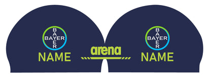 Personalisierte Schwimmkappe – mit Deutschland-Fahne, eigenem Namen & eigenem Vereinslogo – 000400 – ARENA 3D SOFT WETTKAMPF BADEKAPPE DEUTSCHLANDKAPPE / DEUTSCHLAND BADEKAPPE