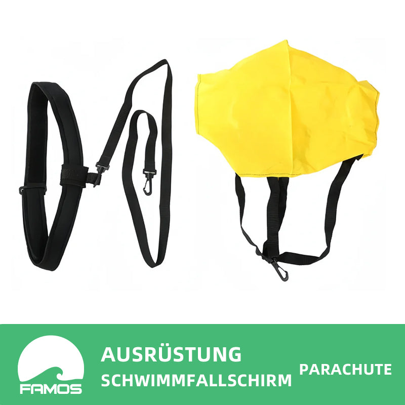 Famos Parachute für Widerstandstraining Schwimmgurt Widerstand Gürtel
