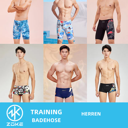 ZOKE Badehosen für Männer Trainingsbadehosen