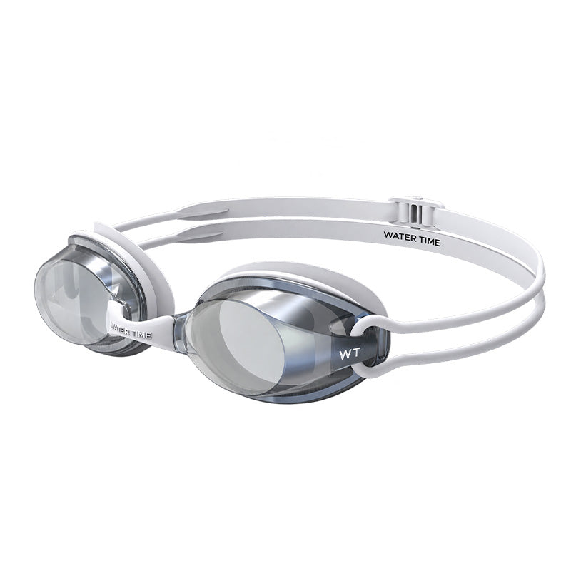 WATER TIME verspiegelte dioptrische Schwimmbrille Swim Goggles mit Sehstärke Trainingsbrille Wettkampfbrille für Kurzsichtige Dioptrien Dioptrienstärke