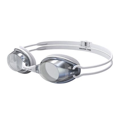 WATER TIME verspiegelte dioptrische Schwimmbrille Swim Goggles mit Sehstärke Trainingsbrille Wettkampfbrille für Kurzsichtige Dioptrien Dioptrienstärke
