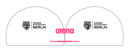 Berlin Stützpunkt Badekappe Verein Schwimmkappe Arena 3D Soft Kappe mit Namen Training Wettkampf
