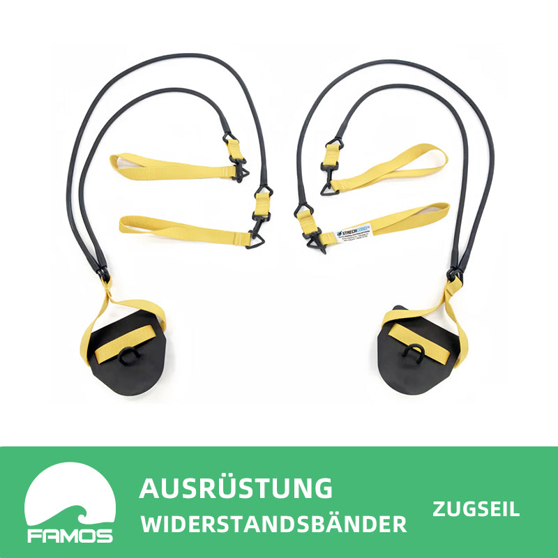 Famos Schwimmzugseil Schwimmgummiband für das Landtraining