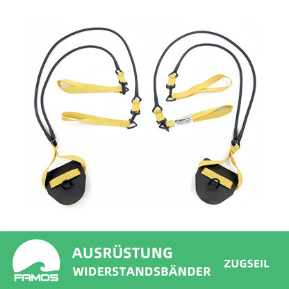 Famos Schwimmzugseil Schwimmgummiband für das Landtraining