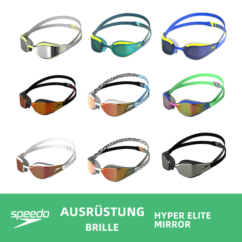 SPEEDO FASTSKIN HYPER ELITE SPIEGELBRILLE BLAU/GELB FÜR ERWACHSENE