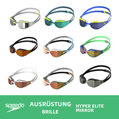 SPEEDO FASTSKIN HYPER ELITE SPIEGELBRILLE BLAU/GELB FÜR ERWACHSENE