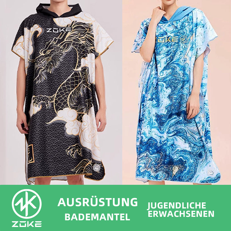 ZOKE Bademantel Drache/Sternenhimmel