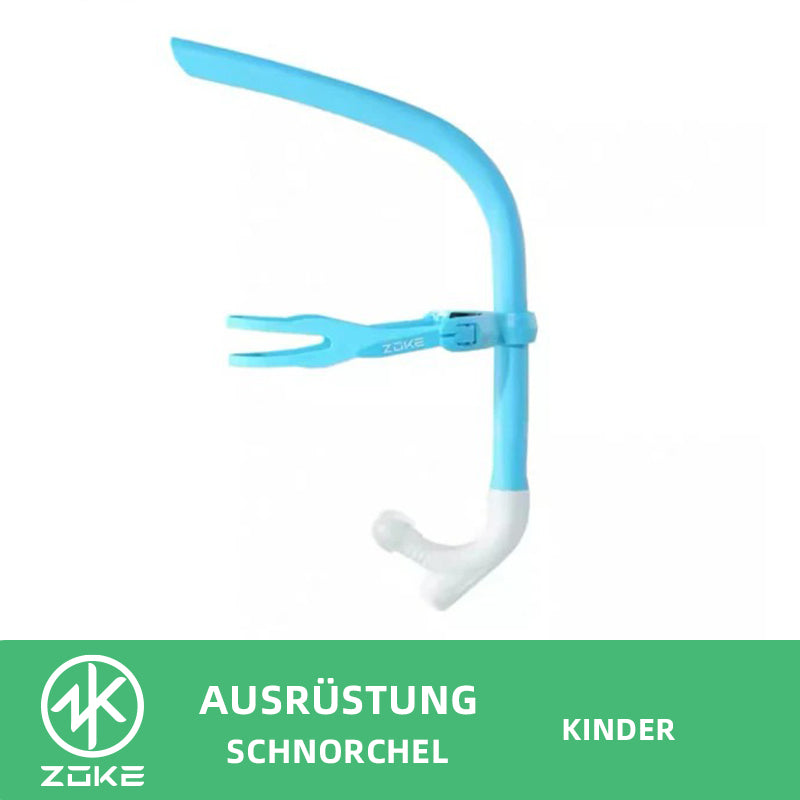 ZOKE Schnorchel SWIM SNORKEL Vorne montiert Mundstücke Luftregler für Kinder und Jugendliche unter 10