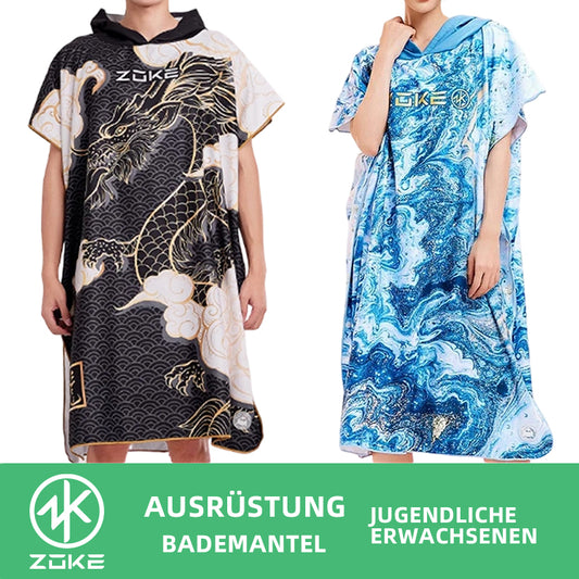 ZOKE Bademantel Drache/Sternenhimmel