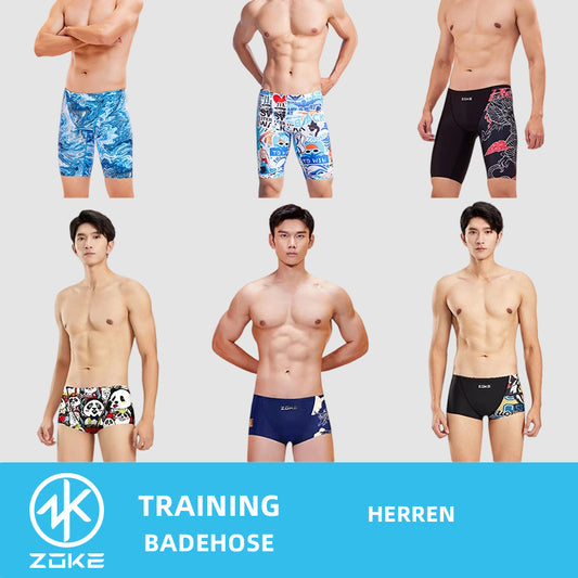 ZOKE Badehosen für Männer Trainingsbadehosen