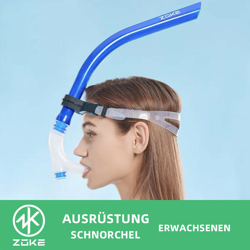 ZOKE Schnorchel SWIM SNORKEL Vorne montiert Mundstücke Luftregler