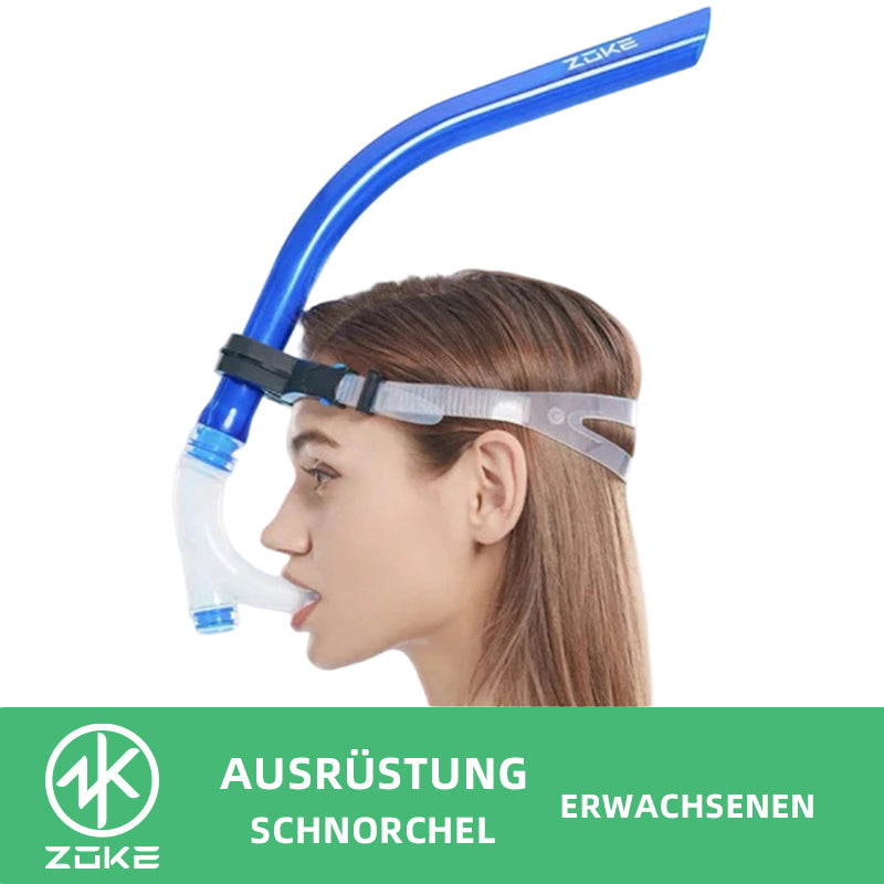 ZOKE Schnorchel SWIM SNORKEL Vorne montiert Mundstücke Luftregler